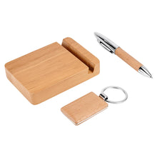 Cargar imagen en el visor de la galería, Set Luboka de escritorio con bolígrafo, llavero y base para celular---CI61100