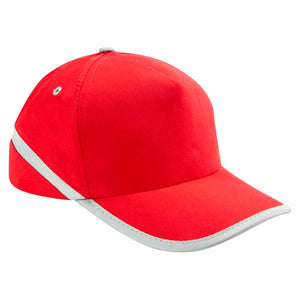 Gorra de poliéster con broche de velcro---CICAP005