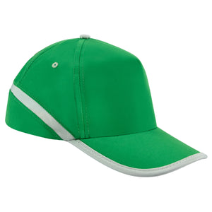 Gorra de poliéster con broche de velcro---CICAP005