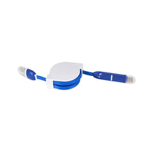 Cargar imagen en el visor de la galería, Cable retráctil cargador y para transferencia de datos--CICEL033