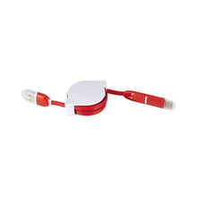 Cargar imagen en el visor de la galería, Cable retráctil cargador y para transferencia de datos--CICEL033