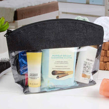 Cargar imagen en el visor de la galería, Cosmetiquera Lorelei de yute y plástico---CIDAM009