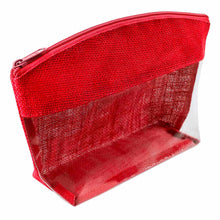 Cargar imagen en el visor de la galería, Cosmetiquera Lorelei de yute y plástico---CIDAM009