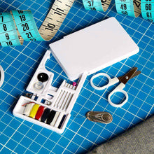 Cargar imagen en el visor de la galería, Costurero Zambia con tapa deslizable---CIDAM022