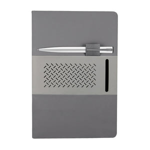 LIBRETA DE CURPIEL QUERCUS CON COMPARTIMENTO PARA TARJETA--CIHL9015
