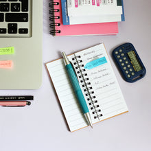 Cargar imagen en el visor de la galería, Libreta ecológica con regla y banderitas--NVLB032