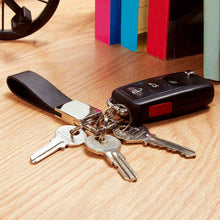 Cargar imagen en el visor de la galería, Llavero con 4 anillos curpiel / metal---CIM3100