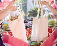 Cargar imagen en el visor de la galería, Bolsa 100% de algodón con asa---DBA2481