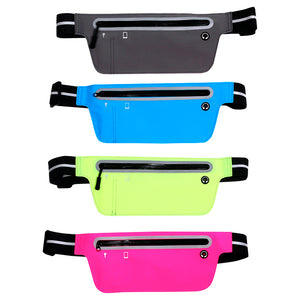 Cinturón deportivo slim ajustable con salida par audífonos---NVTX077