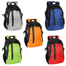 Cargar imagen en el visor de la galería, Mochila tipo backpack fabricada en poliéster con porta laptop---NVTX061