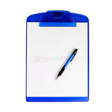 Cargar imagen en el visor de la galería, Tabla de plástico con clip para documentos y regla---NVDK037