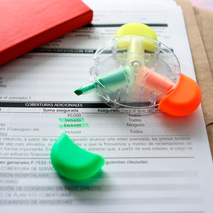 Set de marca textos con 3 colores---NVDK075