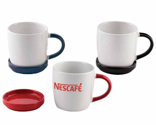 Taza con tapa y asa en color---DBA2200