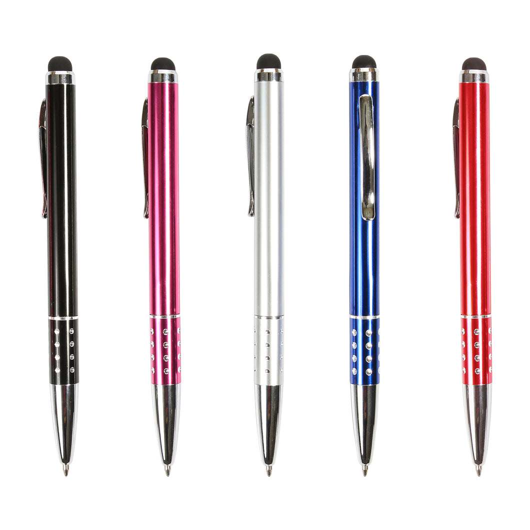 Bolígrafo metálico touch con estuche--NVBL071