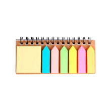 Cargar imagen en el visor de la galería, Libreta ecológica con regla y banderitas--NVLB032