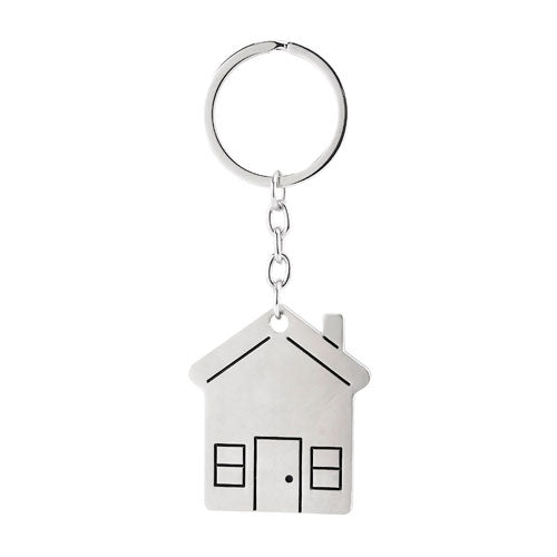 Llavero metálico en forma de casa---CIM63272