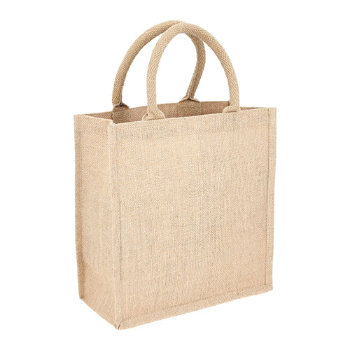 Bolsa de yute con fuelle y asas---ROBL058