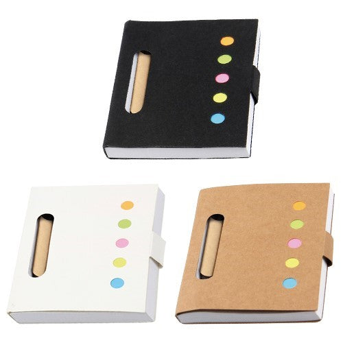 Mini libreta ecológica con notas adheribles--NVLB018