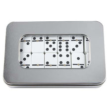 Cargar imagen en el visor de la galería, Dominó con estuche de aluminio y piezas de plástico---CIJM001