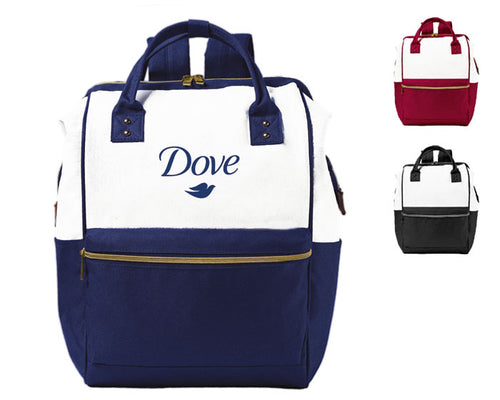 Mochila bicolor tipo bolsa---DBA2444