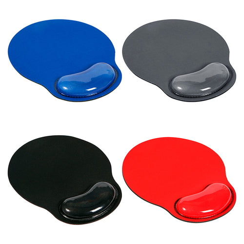 Mouse pad ergonómico con soporte de gel---NVDK071