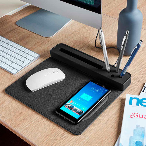 Mouse pad con cargador inalámbrico---CIAST002