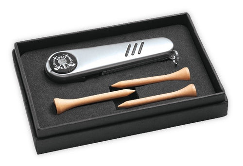 Navaja para golf con tees de madera---IXDE-10024