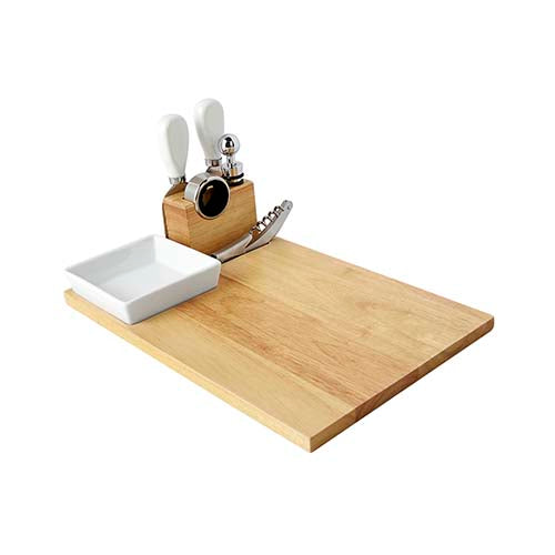 TABLA MARMORE CON 5 ACCESORIOS DE COCINA---CIPWT020