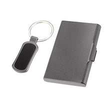 Cargar imagen en el visor de la galería, Set de tarjetero y llavero metálico---CIM8600