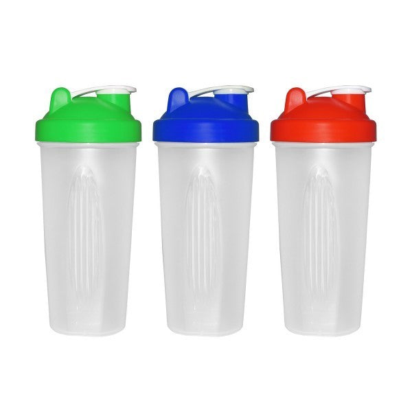 Cilindro plástico shaker con agitador de 600 ml.---TA05-230
